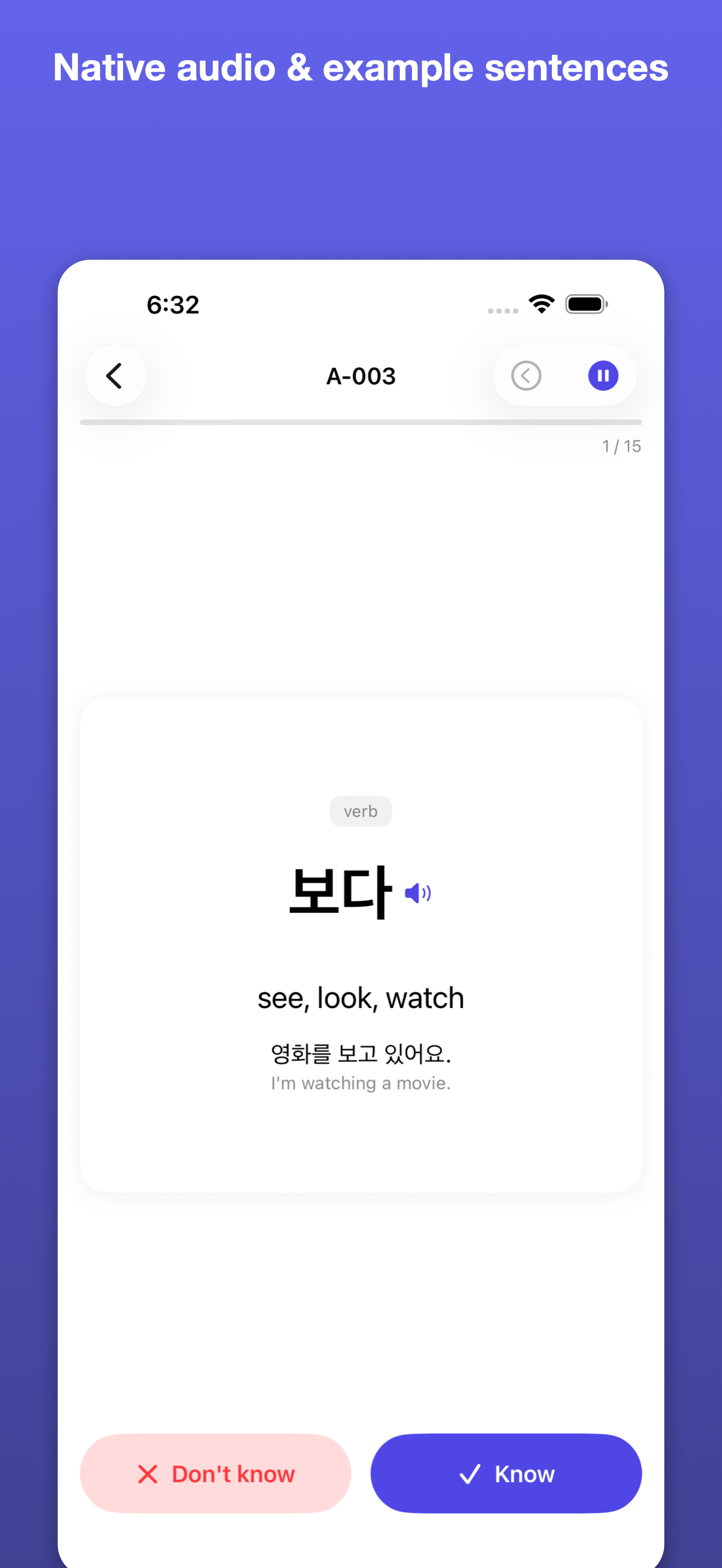 Word card